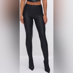 Good American good waist faux leather leggings, size 3 NWT, never worn
